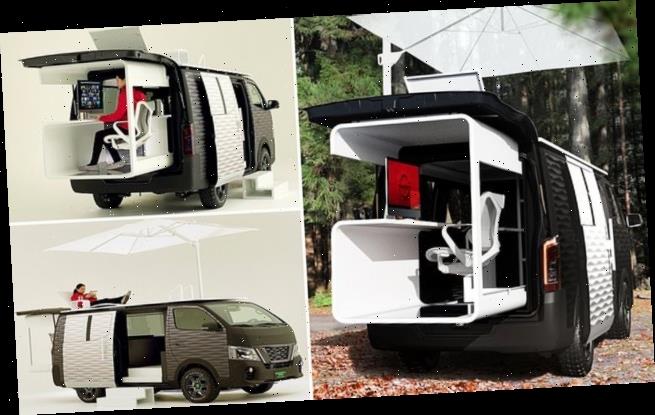 The amazing Nissan van that comes with a built-in OFFICE