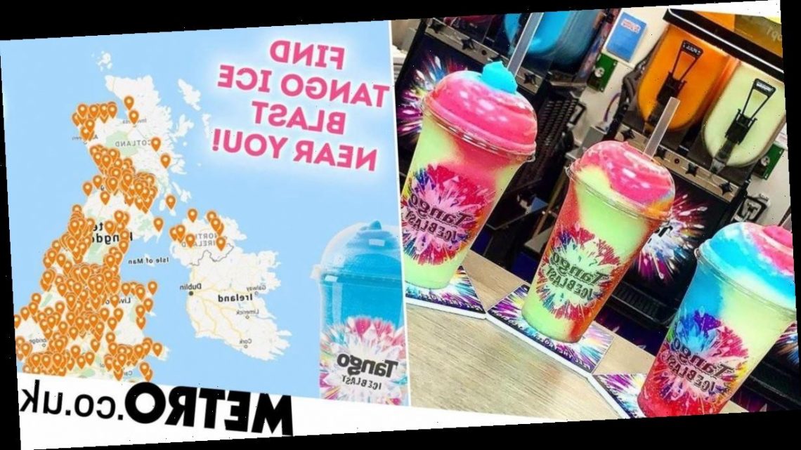 You can get Tango Ice Blast drinks delivered to your door