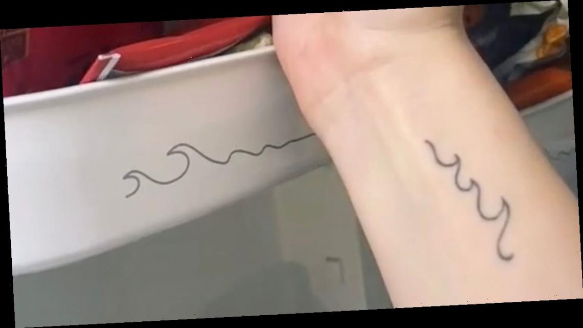 Woman suffers epic tattoo fail as dream design looks just like fridge logo