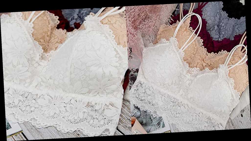 We Found the Cutest Lace Bralette Set for Under $20 on Amazon