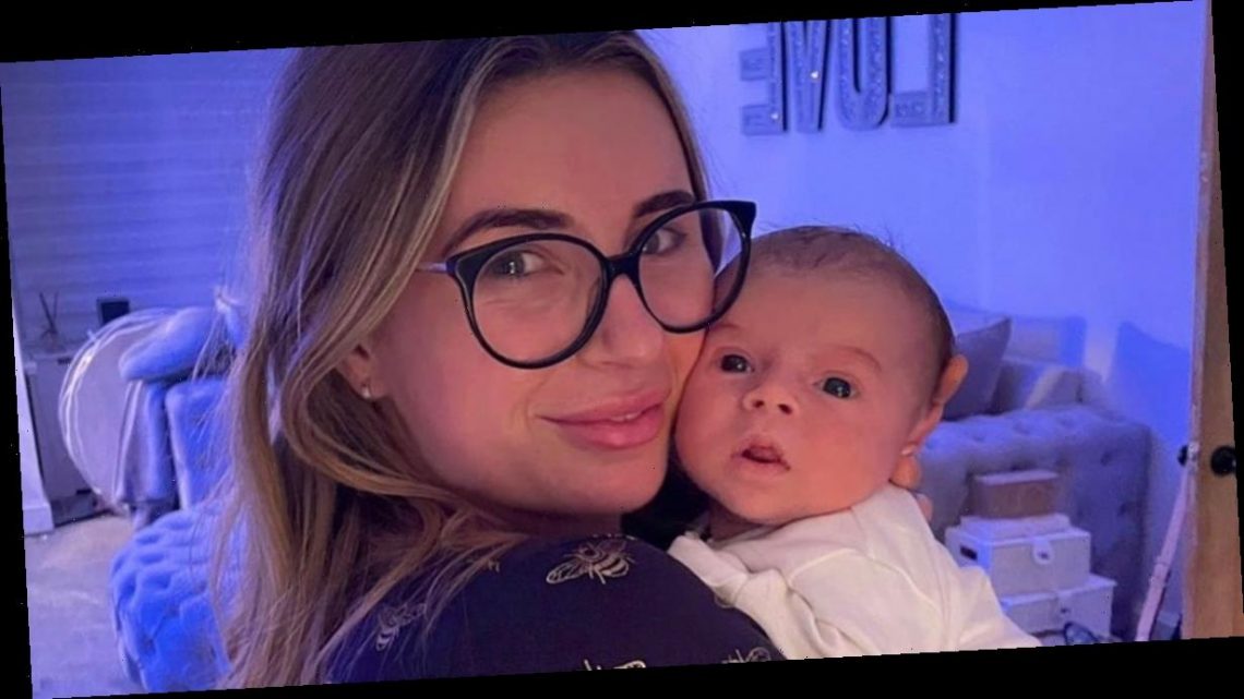 Dani Dyer reveals she’s lost a stone since giving birth five weeks ago but says she has ‘long way to go’