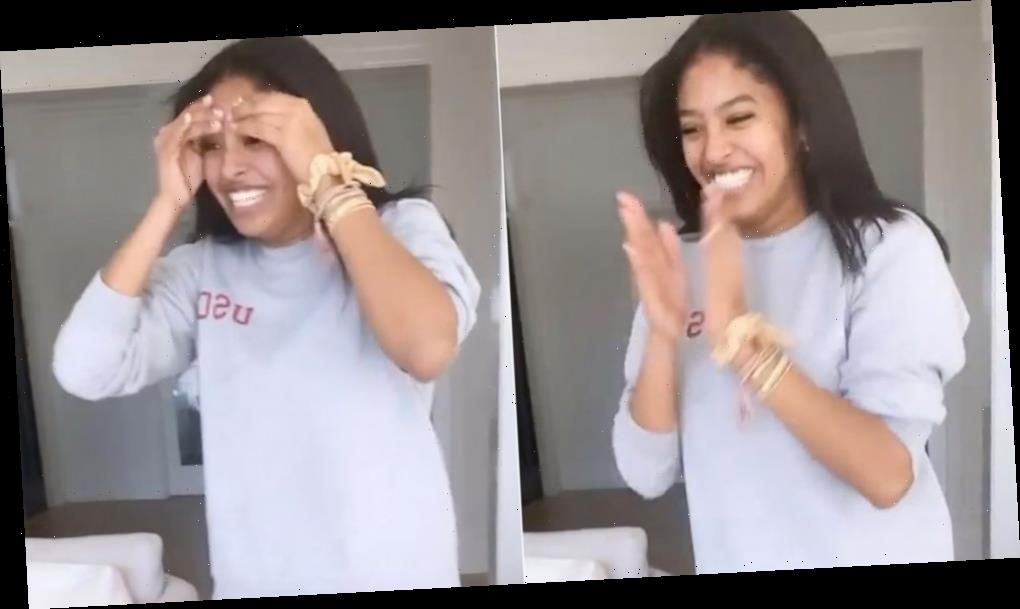 Vanessa Bryant shares emotional video of daughter Natalia celebrating acceptance into USC