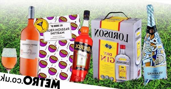 Best BIG drinks for drinking in the park from posh fizz to boxes of booze