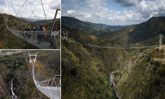 World&apos;s longest pedestrian suspension bridge opens