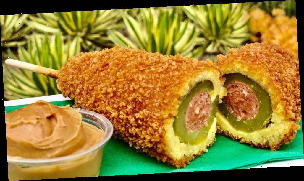 Disneyland’s Pickle Corn Dog is the turducken of amusement park foods