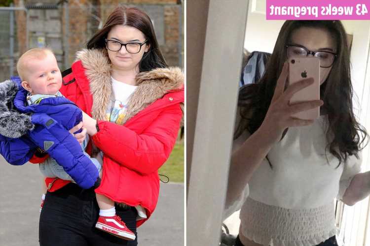 I discovered I was pregnant at 43 WEEKS, I was 16 and still a size 6 – I’m embarrassed I had no idea