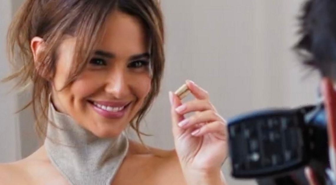 Cheryl wows as she poses in behind the scenes footage for new campaign