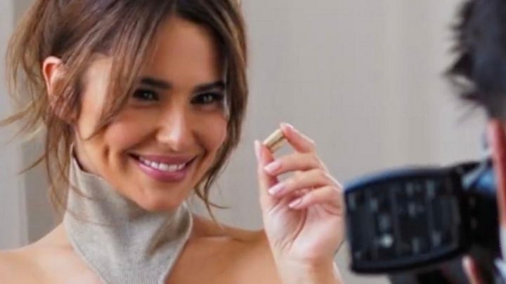 Cheryl wows as she poses in behind the scenes footage for new campaign