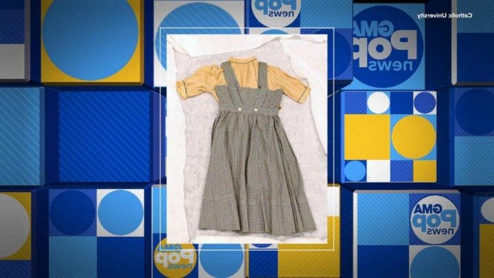 Judy Garland's 'Wizard of Oz' dress found decades later in college drama department