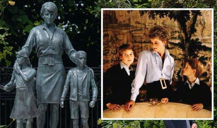 Princess Diana pictured in outfit that ‘inspired statue’ ‒ royal fans convinced