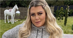 Gemma Collins takes so much luggage on Cornwall staycation she needs a wheelbarrow to carry it