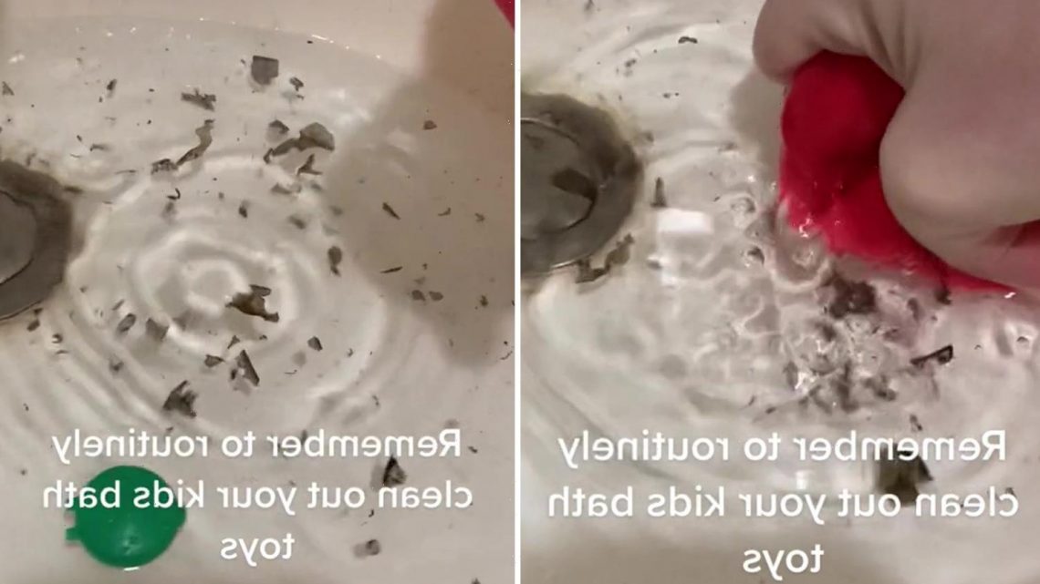 Gross video shows exactly how much gunk is in your kids’ bath toys – and you’re going to be revolted