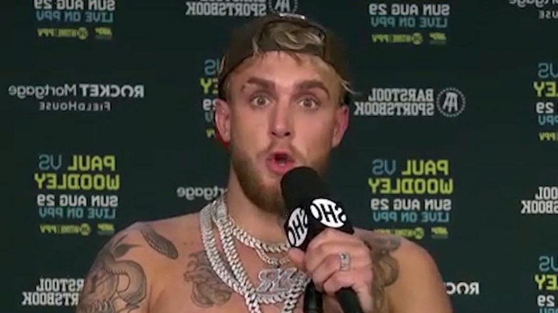 Jake Paul Threatens To 'Eat' Tyron Woodley During Boxing Match