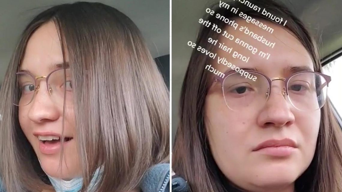 I found a raunchy text from another woman in my husband’s phone – so I cut off my hair to punish him