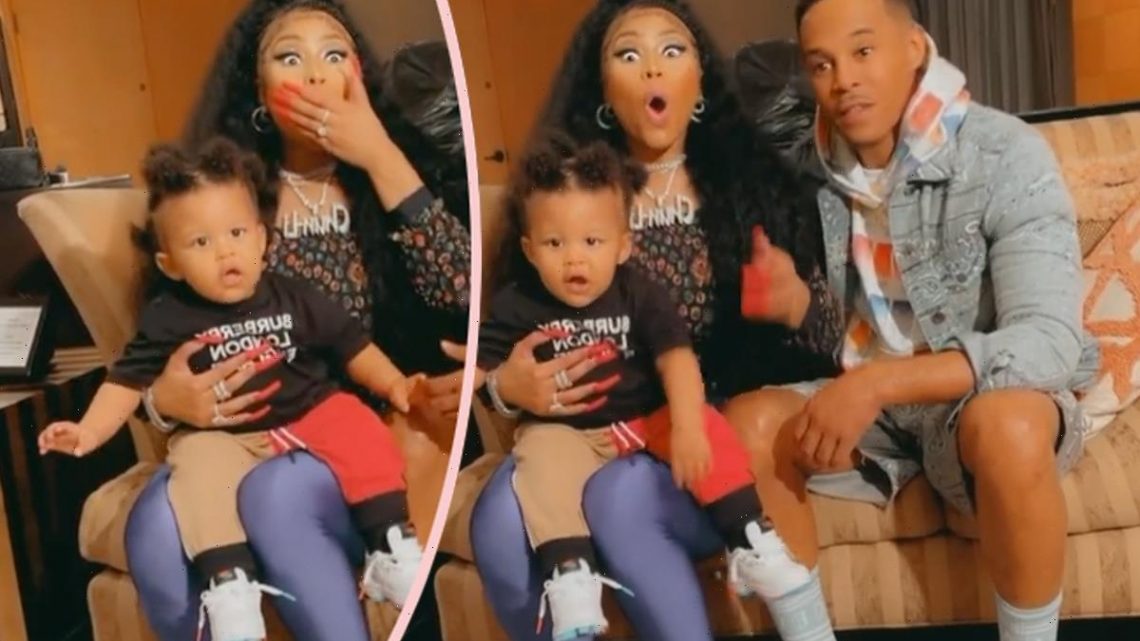Nicki Minaj Accidentally Captures Son's First Word In Rare Family Video – Watch!