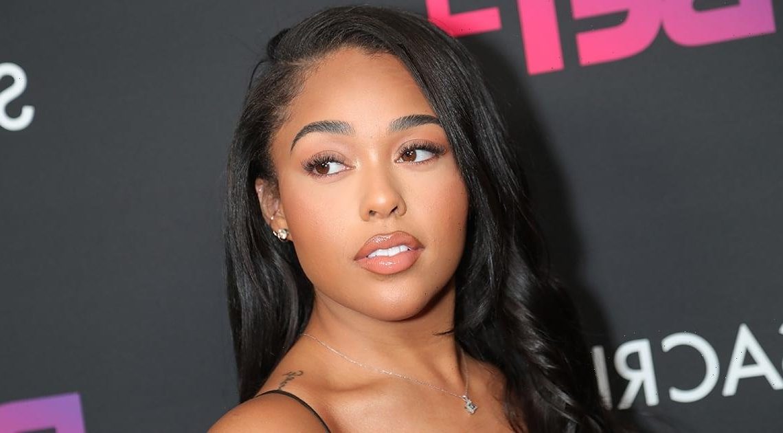 We Dare You to Try Counting the Cutouts on Jordyn Woods's Figure-Hugging Mauve Dress
