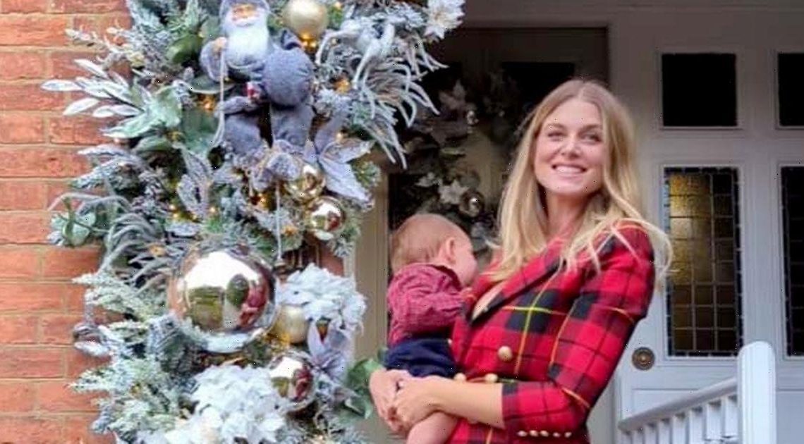 Ashley James unveils incredible Christmas decorations at stunning London home