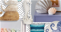 Bring the beach to you with these dreamy coastal home accessories