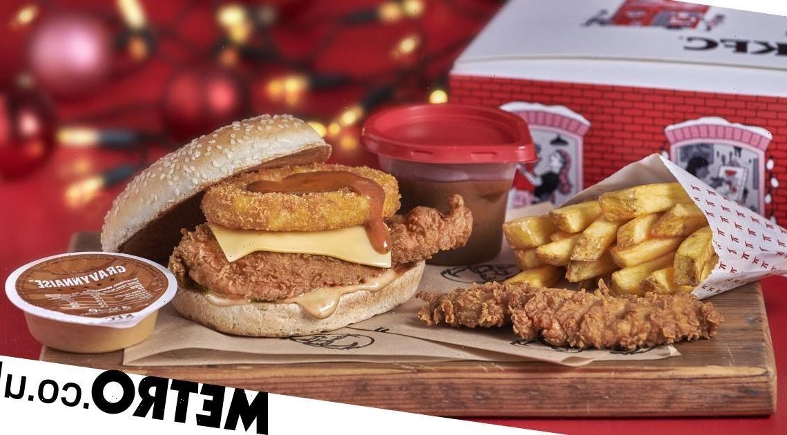 KFC announces return of its Christmas gravy burger