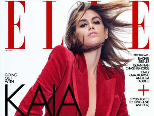 Kaia Gerber's New ELLE Photos Include a Few Snaps Where She Could Be Mom Cindy Crawford's Twin