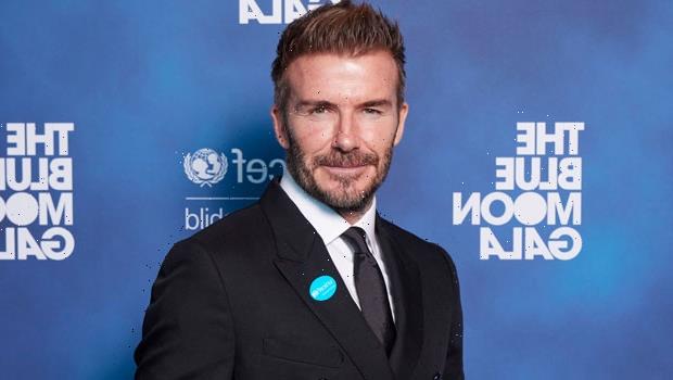 David Beckham Becomes An Honorary Spice Girl While Rocking The Best Ugly Christmas Sweater Ever