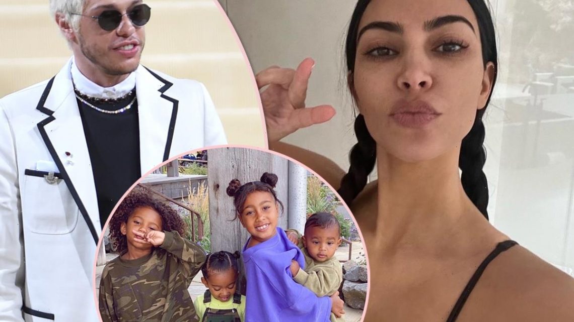 Kim Kardashian Actually WON’T See Pete Davidson For Christmas, Spending It Alone With Her Kids Instead!