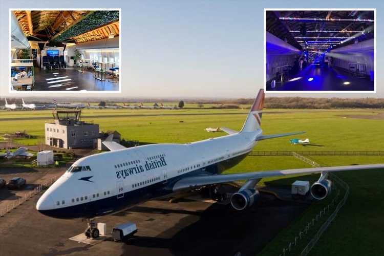 British Airways Jumbo Jet bought for £1 transformed into luxury bar to host plane parties