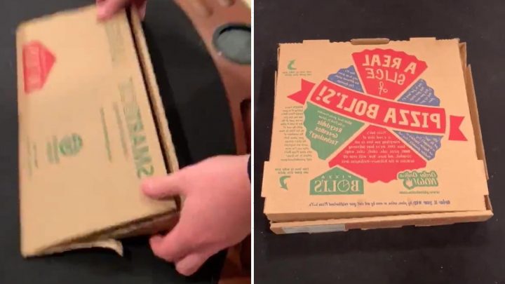 Pizza box folding hack lets you store leftovers in the fridge without taking up loads of space – & it works on ALL boxes