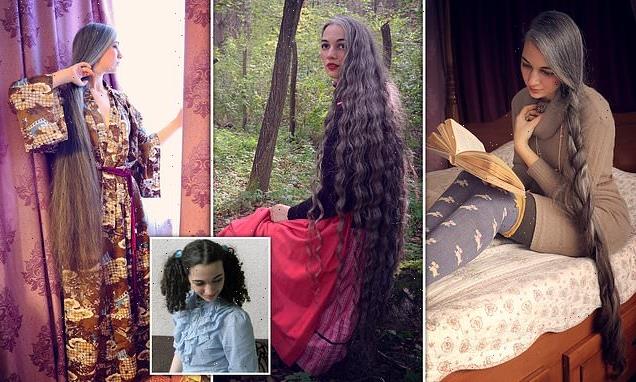 Real-life Rapunzel reveals how she went grey when at 13