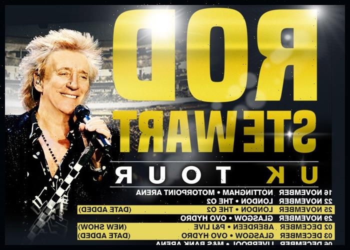 Rod Stewart Adds Dates To 2022 U.K. Arena Tour