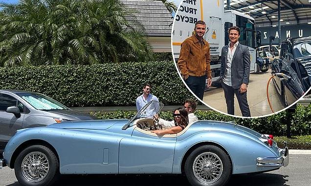David Beckham promotes vintage car restoration company