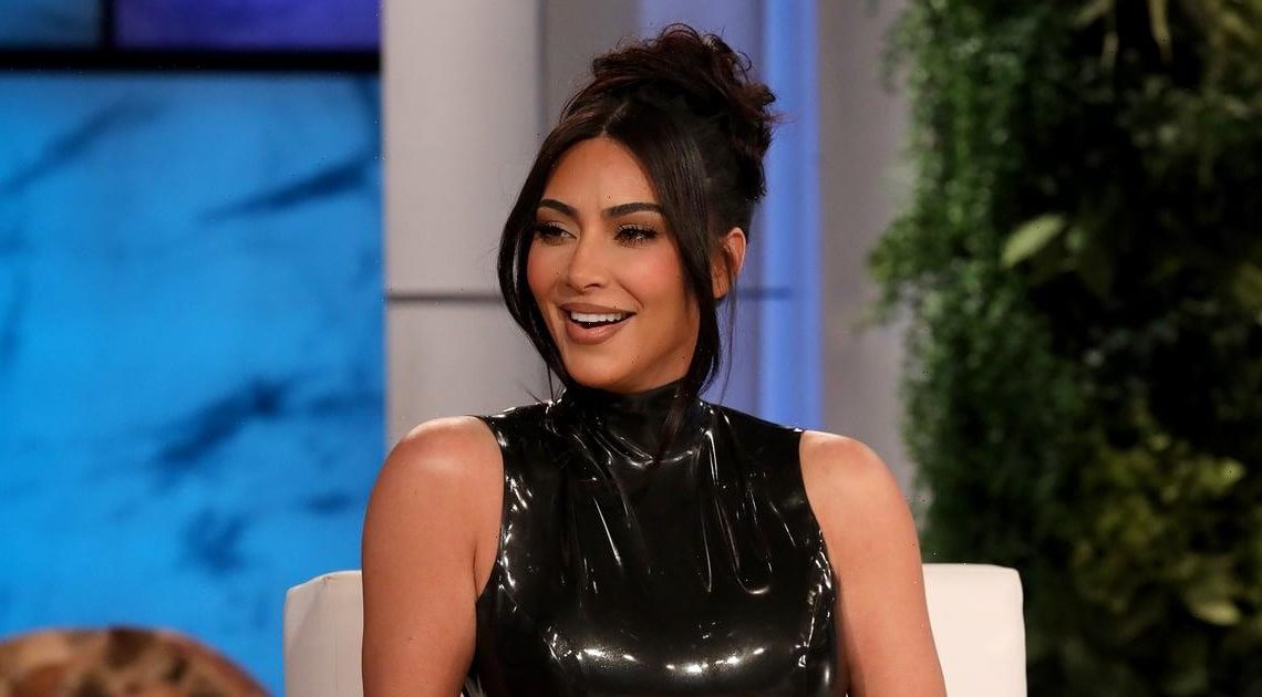 Kim Kardashian's Backless Latex Dress Is the Perfect Date-Night Look