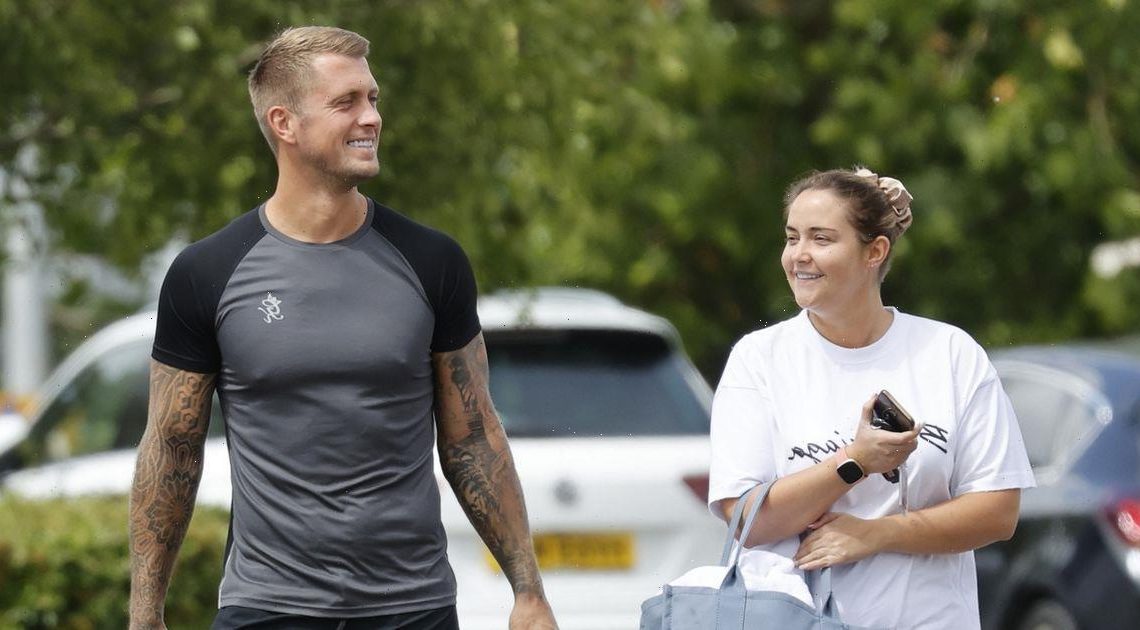 Jacqueline Jossa joins husband Dan Osborne for heavy gym session as they celebrate his birthday