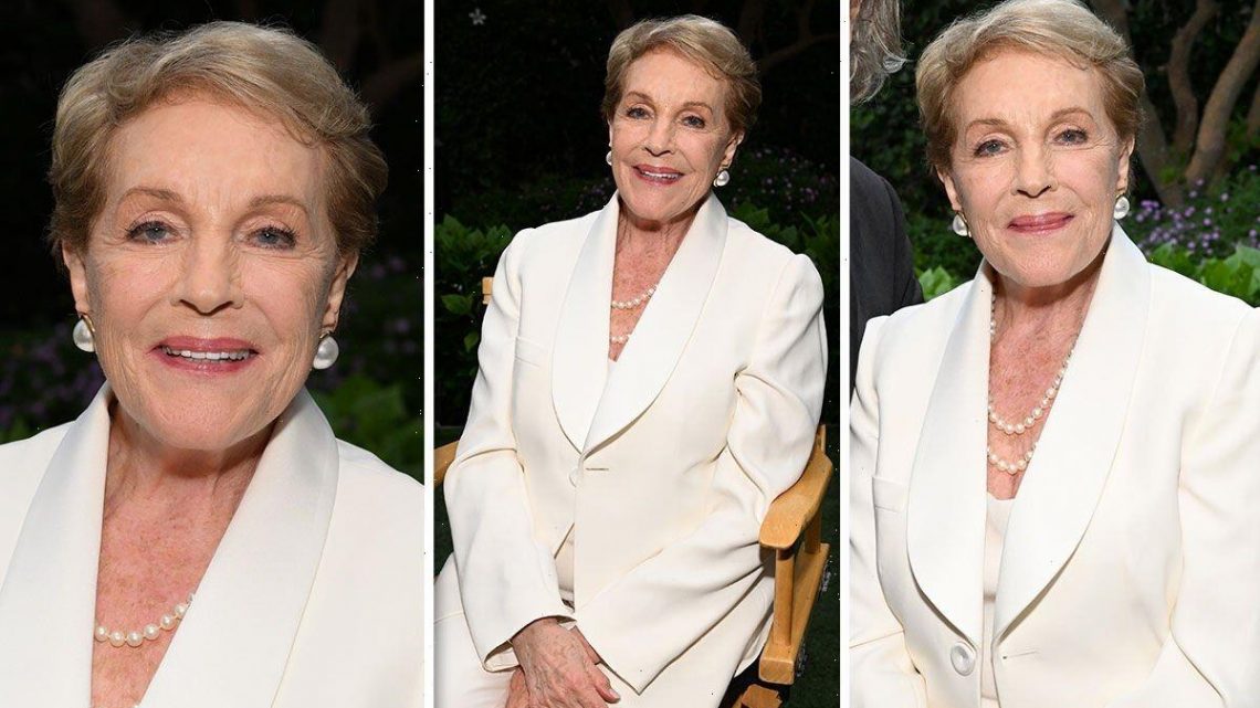 Julie Andrews looks much younger than her 86 years as she receives Life Achievement Award