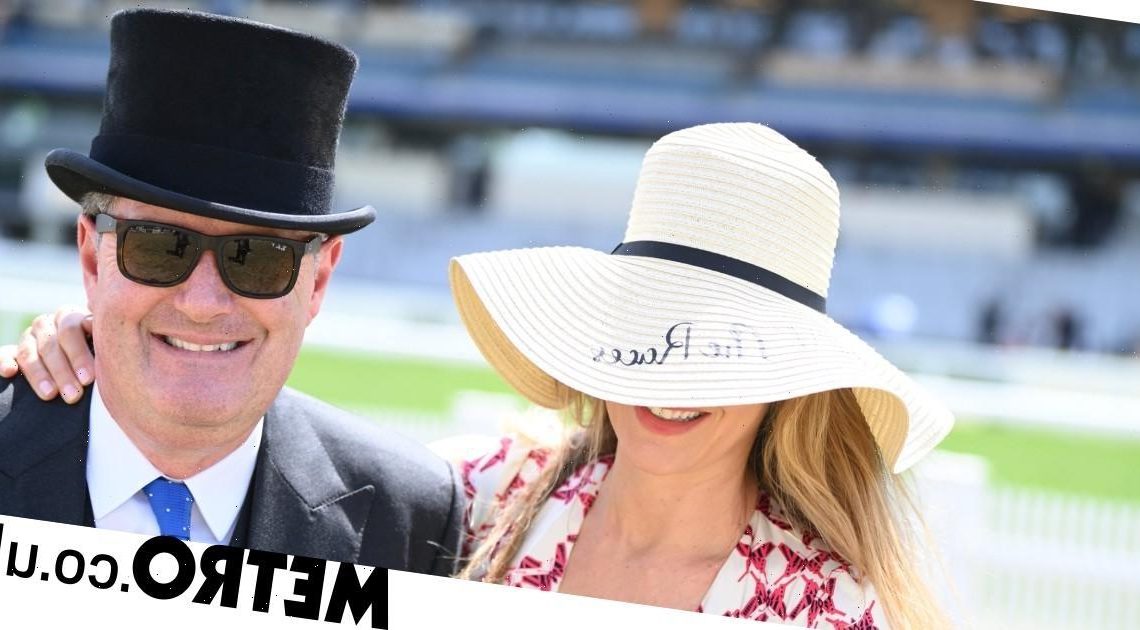 Piers Morgan, Celia Walden joke about having 'body weight in alcohol' at Ascot