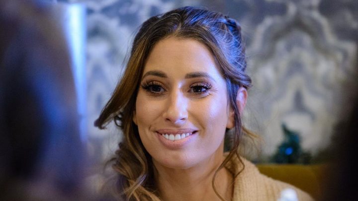 Stacey Solomon shares sweet wedding details as she upcycles amazing welcome sign
