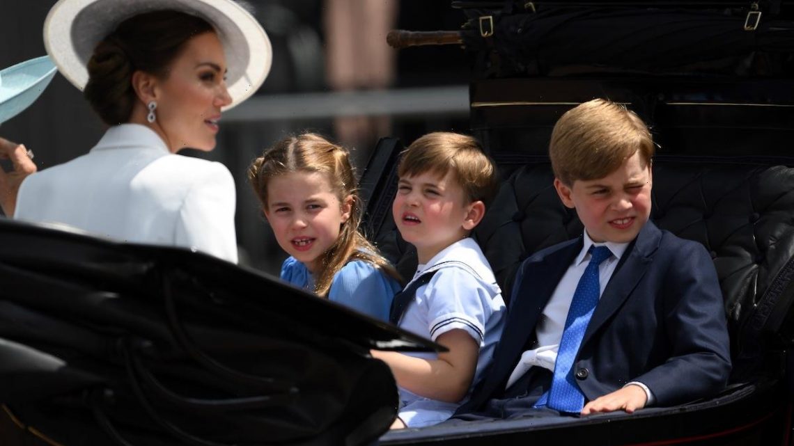 Why Prince William Wasn't with Kate Middleton as Prince George, Princess Charlotte, and Prince Louis Made Their Trooping the Colour Carriage Debut