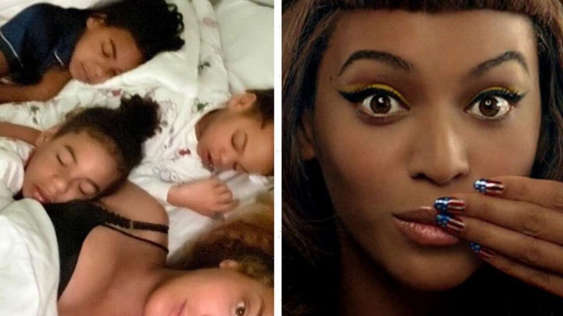 Beyonce posts rare snap with all three of her children she shares with husband Jay-Z