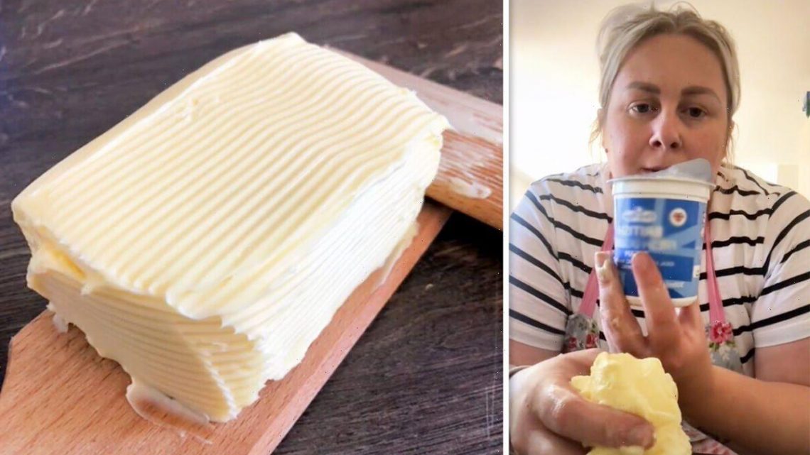 Costs 99p! Easy way to make your own butter in less than 10 minutes – just one ingredient