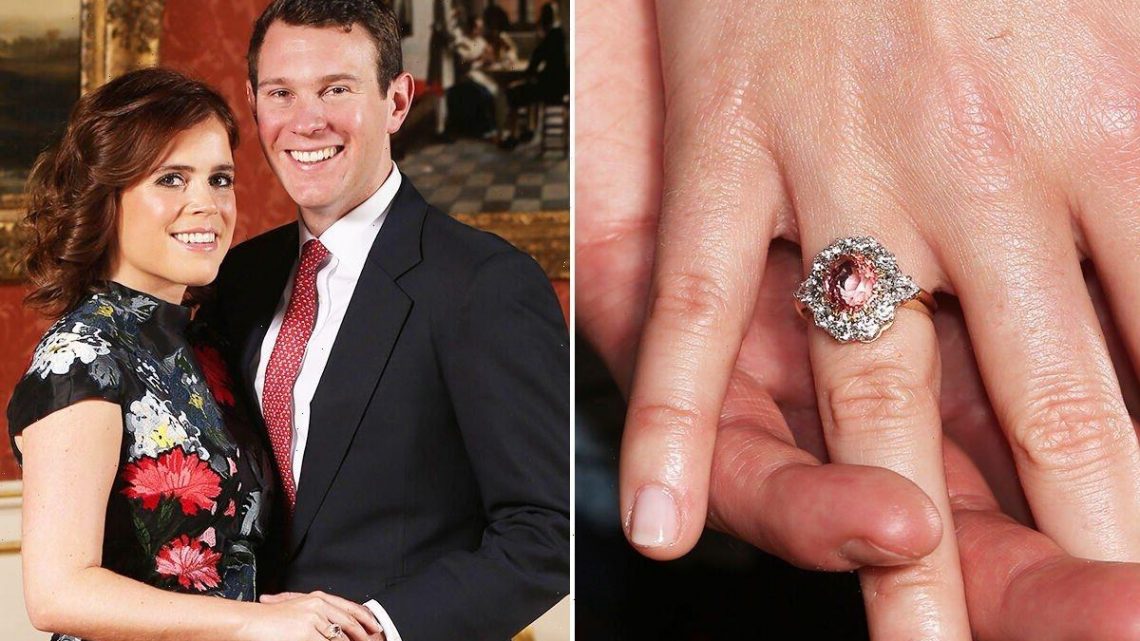 Princess Eugenie has £100,000 sapphire engagement ring from Jack- ‘historical yet unusual’