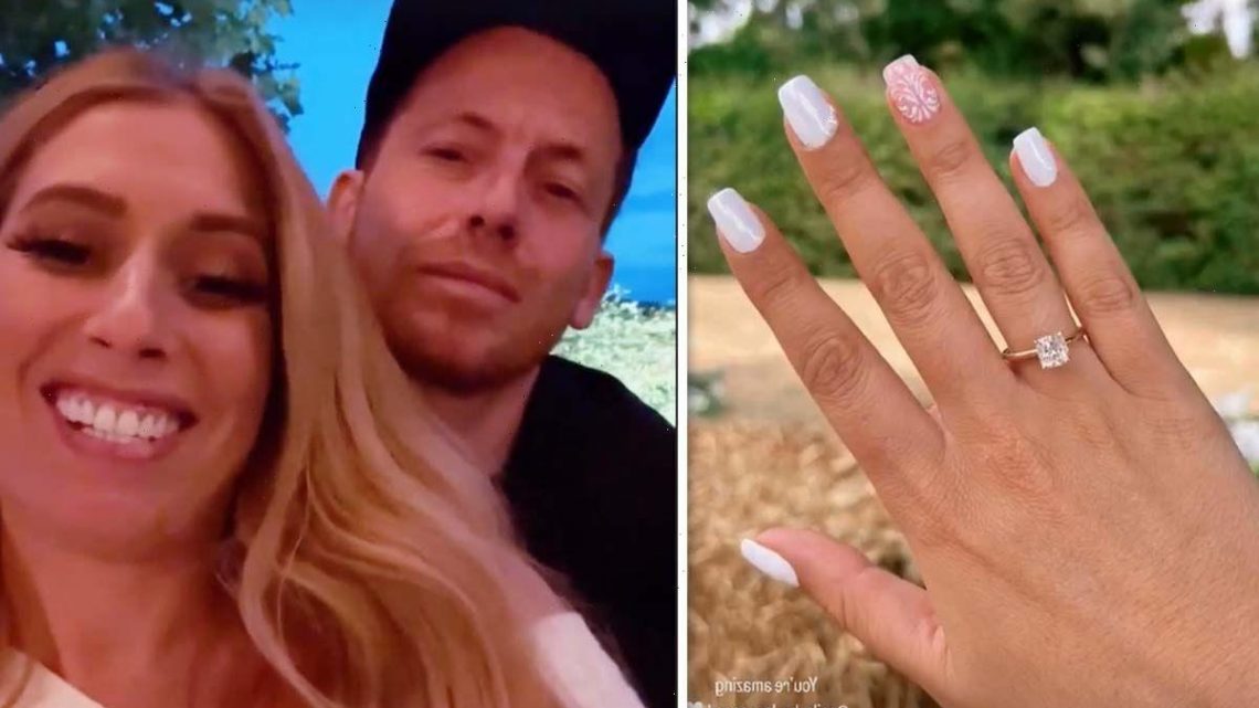 Stacey Solomon surprised with flash new engagement ring from Joe Swash days before wedding