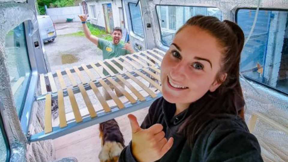 We quit our 9-5 jobs to live off-grid in a van we bought for £3k  – but there's a very embarrassing problem | The Sun