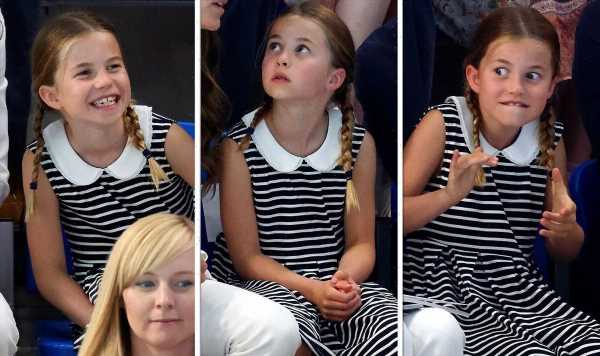 Best pictures of Princess Charlotte’s latest outing as she joins Kate and William