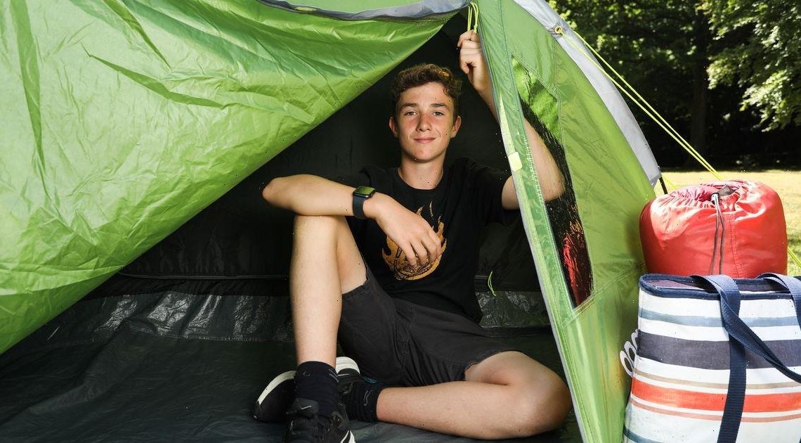 Boy who camped for 600 nights for charity offers top tips to other campers