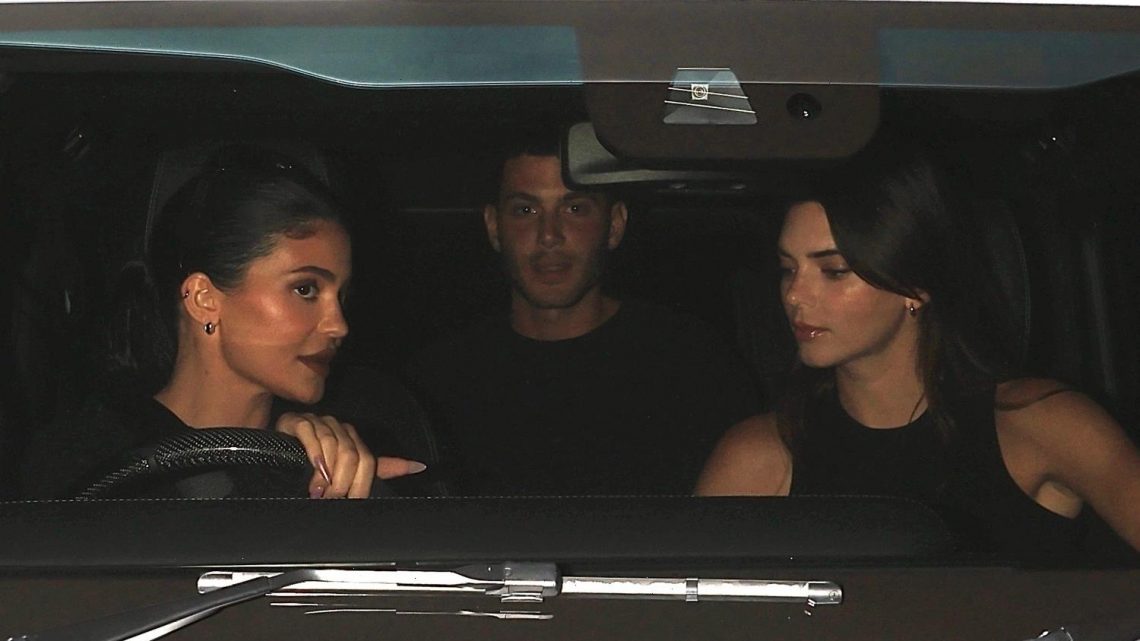 Kylie Jenner Grabs Dinner with Kendall & Fai Khadra (Photos)
