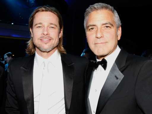 Brad Pitt & George Clooney Are Flirting With Each Other in Their Ongoing Bromance