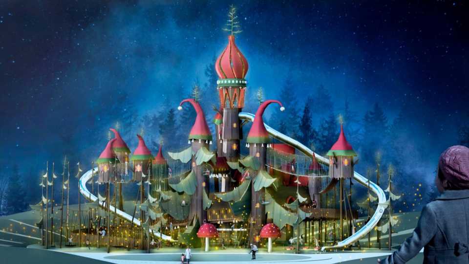 First look at the biggest play structure in the WORLD that celebrates Christmas all year – opening in England next year | The Sun