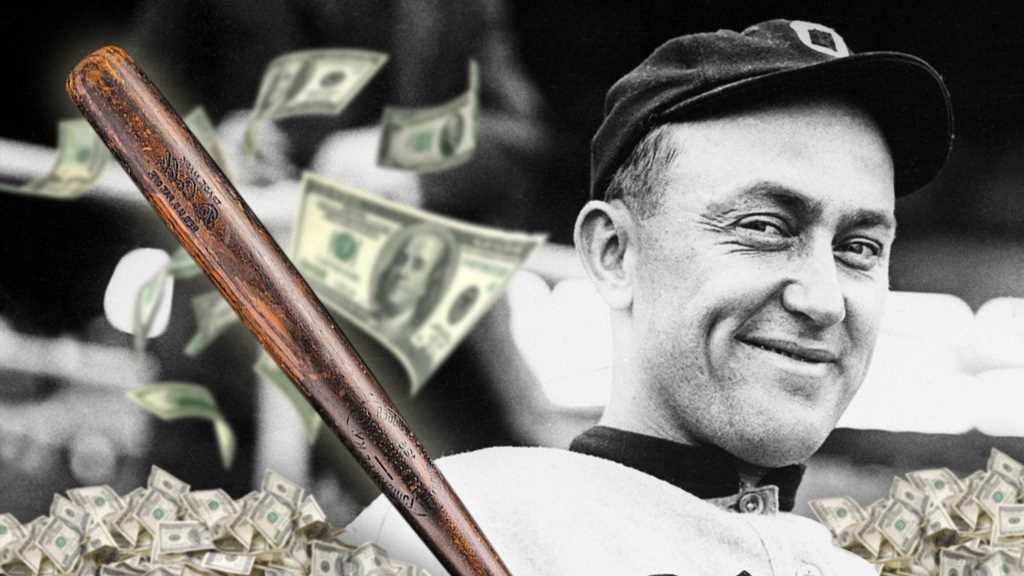 Ty Cobb's Game-Used Bat From 1928 Sells For $1.1 Million!!