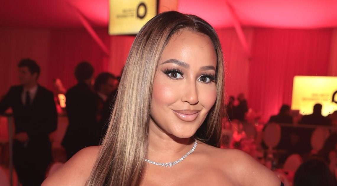 Adrienne Bailon-Houghton's French Manicure Completes Her '90s Beauty Aesthetic