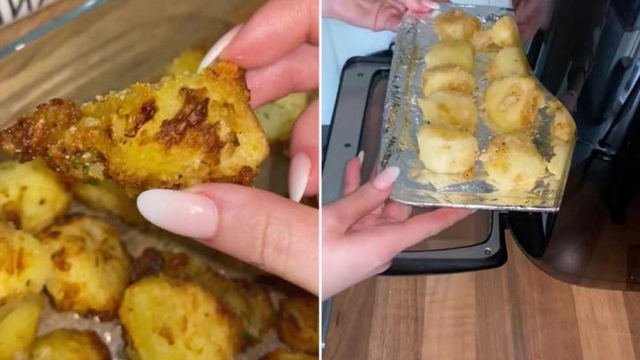 How to make the perfect roast potatoes in the Air Fryer and the secrets ingredients that are essential | The Sun